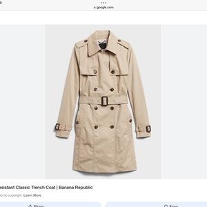 Banana Republic Belted Trench Coat M